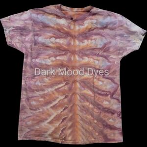 Tie-Dye T-Shirt in Purple and Orange